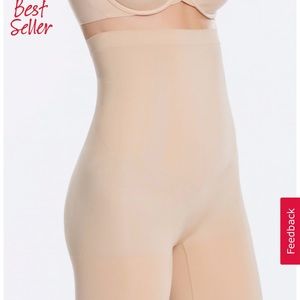 SPANX OnCore High-Waisted Mid-Thigh Short